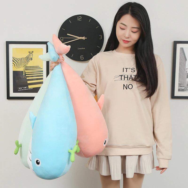 omgkawaiii 🐳 Aquatic Animals Plushies Giant Kawaii Whale soft Pillow Plush