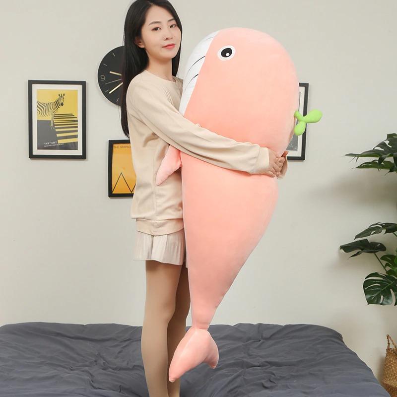 omgkawaiii 🐳 Aquatic Animals Plushies Giant Kawaii Whale soft Pillow Plush