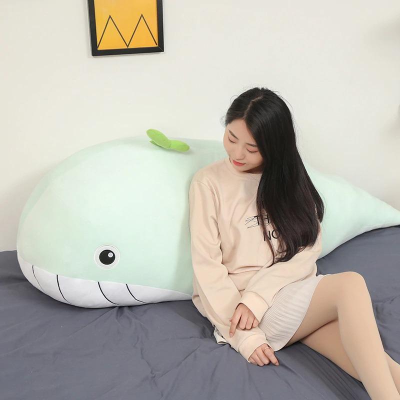 omgkawaiii 🐳 Aquatic Animals Plushies Giant Kawaii Whale soft Pillow Plush