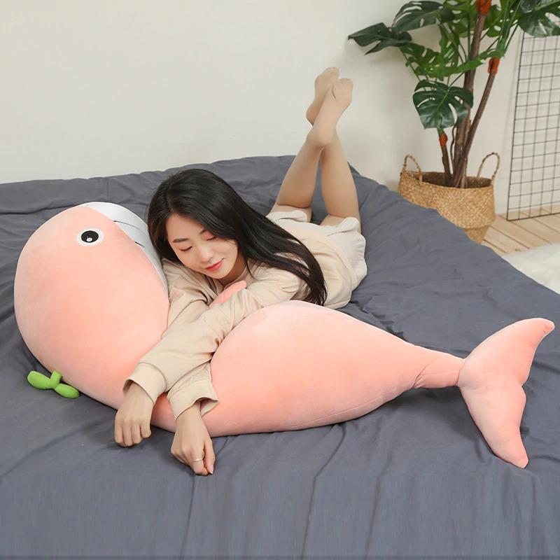 omgkawaiii 🐳 Aquatic Animals Plushies Giant Kawaii Whale soft Pillow Plush