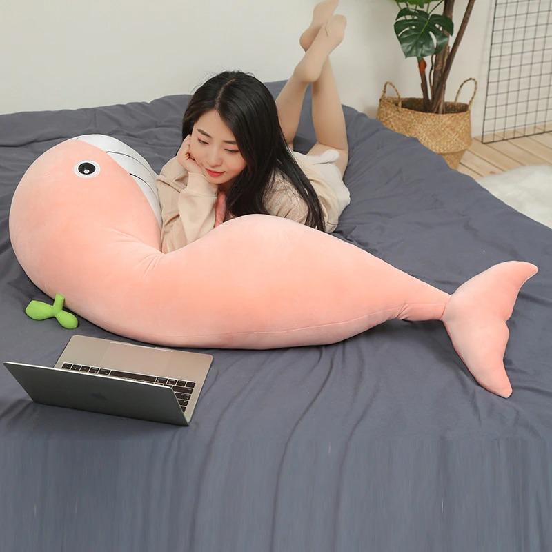 omgkawaiii 🐳 Aquatic Animals Plushies Giant Kawaii Whale soft Pillow Plush