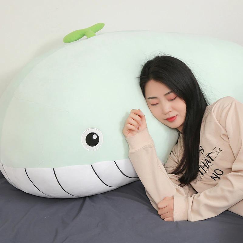 omgkawaiii 🐳 Aquatic Animals Plushies Giant Kawaii Whale soft Pillow Plush