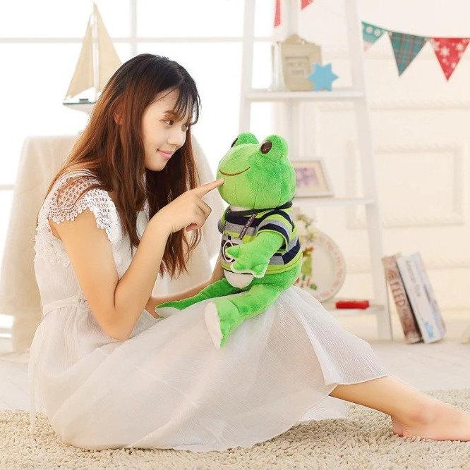 omgkawaiii 🐳 Aquatic Animals Plushies Green Frog Stuffed Animal Plush