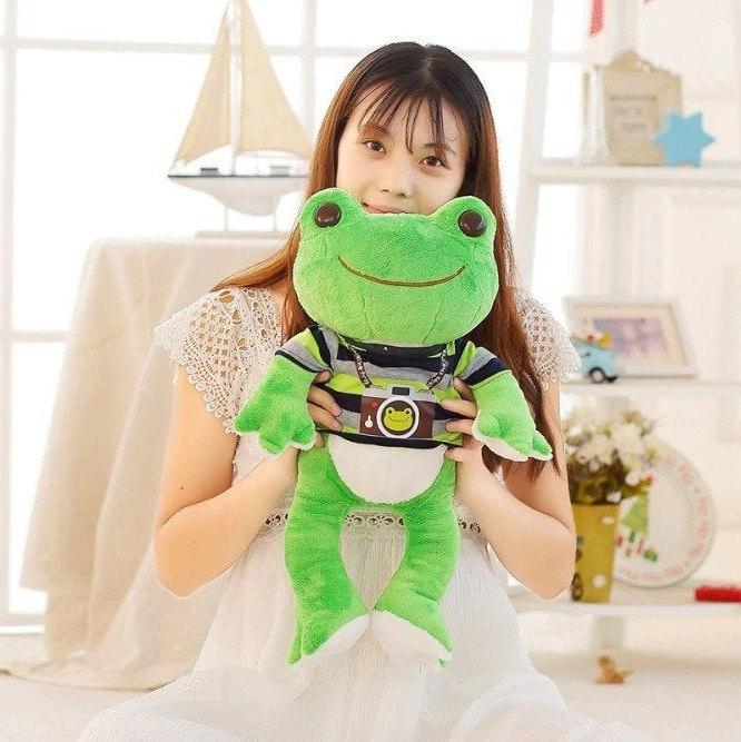 omgkawaiii 🐳 Aquatic Animals Plushies Green Frog Stuffed Animal Plush