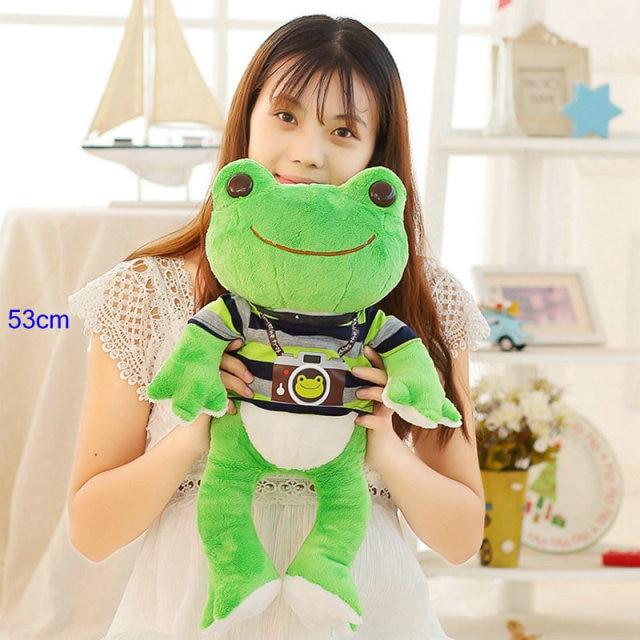 omgkawaiii 🐳 Aquatic Animals Plushies Green Frog Stuffed Animal Plush