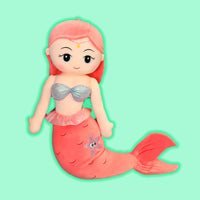 omgkawaiii 🐳 Aquatic Animals Plushies Red / 60 CM Stuffed Mermaid Princess Soft Doll Plush Toy