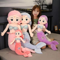 omgkawaiii 🐳 Aquatic Animals Plushies Stuffed Mermaid Princess Soft Doll Plush Toy