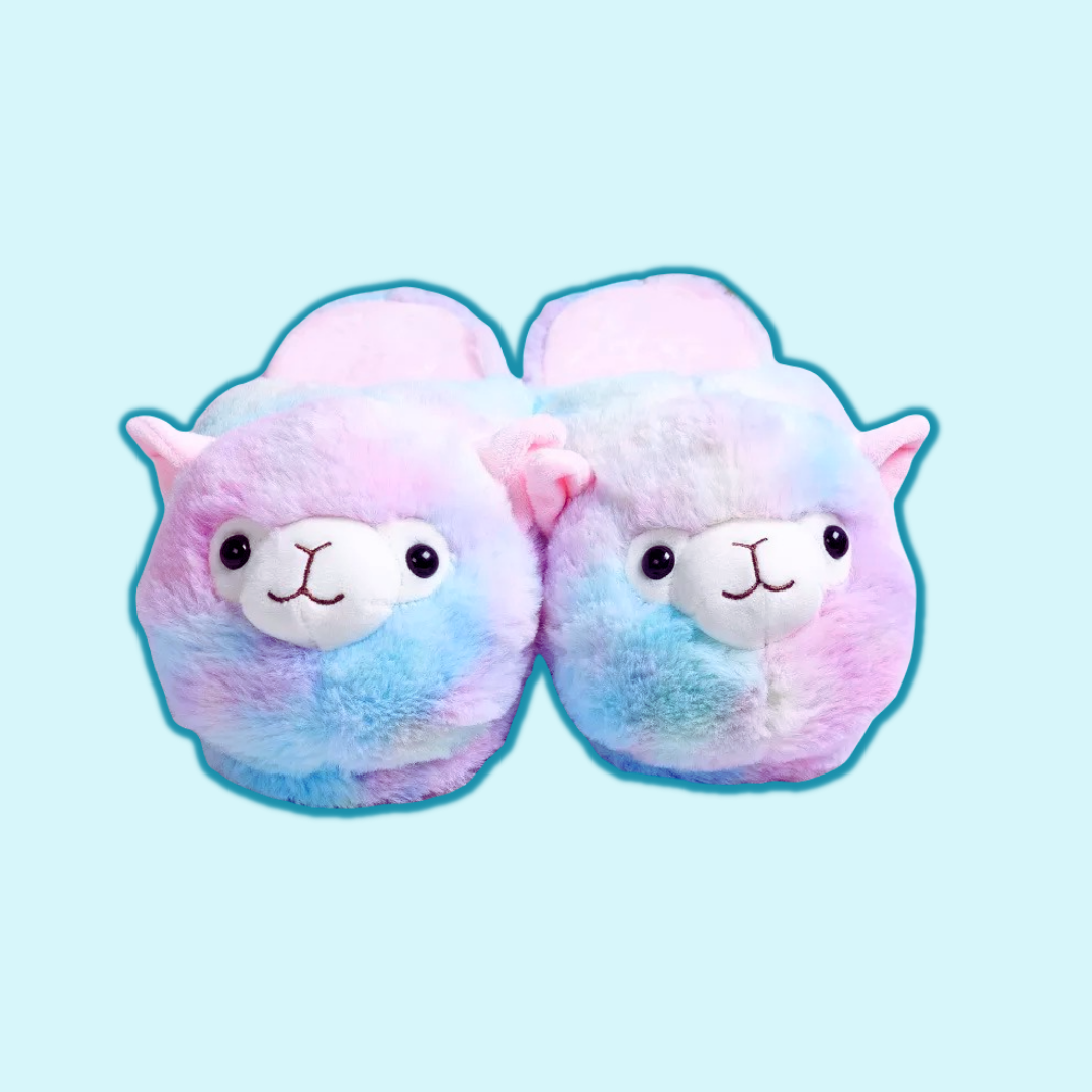 Cute Alpaca Sheep Slippers