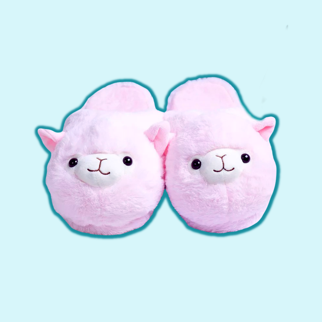 omgkawaiii Cute Alpaca Sheep Slippers