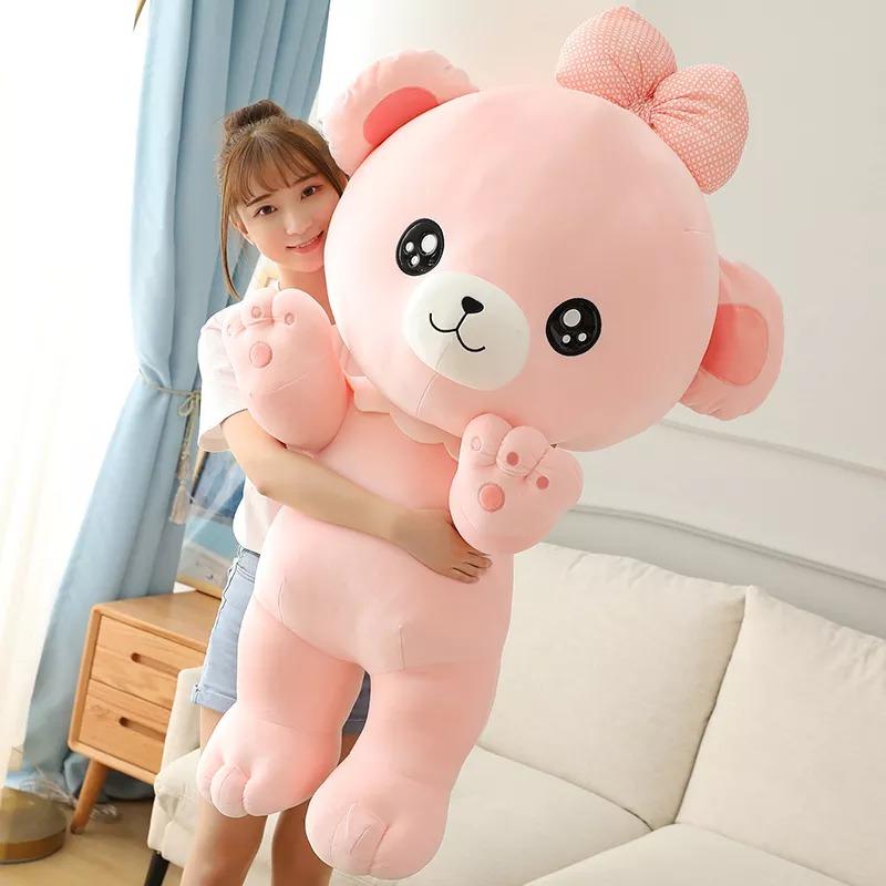 omgkawaiii Cute Teddy Bear Plush with Bow Tie