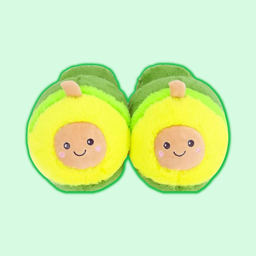 omgkawaiii Flip Flop Avocado Slippers