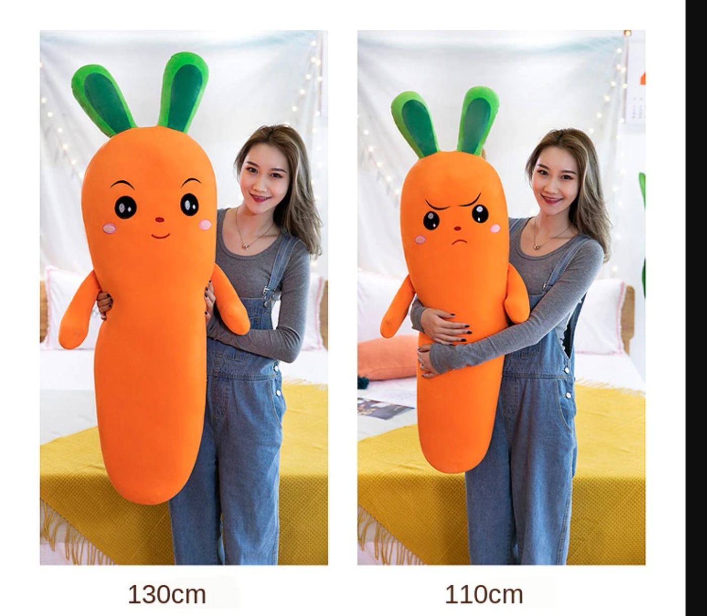 omgkawaiii 🍇 Fruits Plushies Carrot Vegetable Soft Stuffed Plush Pillow Toy