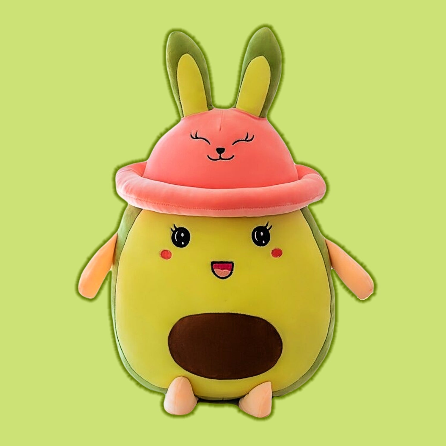 Kawaii Huggable Plush Avocado Toy 100 CM - Main Image