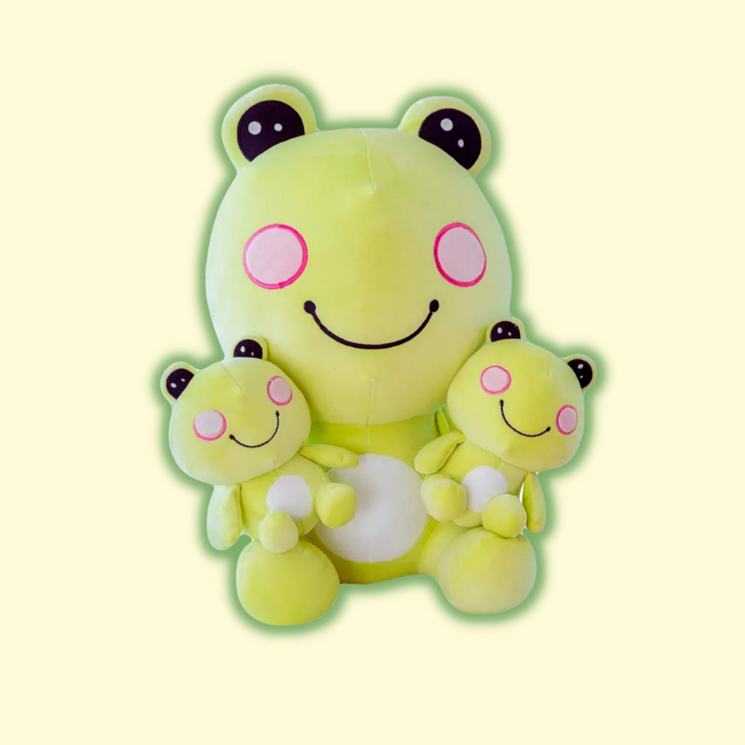 35cm Kawaii Frog Plush Toy Internet Celebrity Frog Soft Stuffed