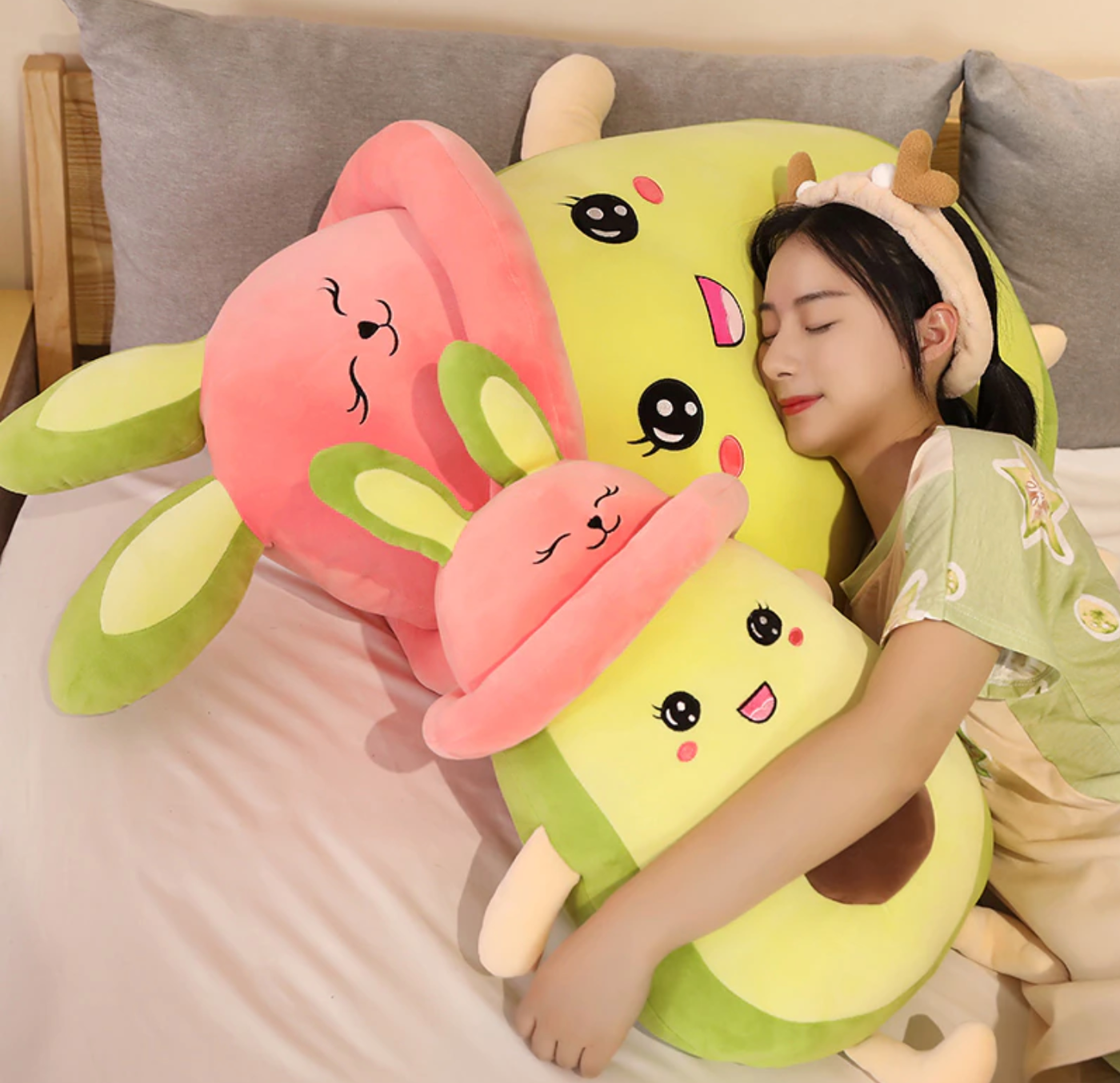 Kawaii Huggable Plush Avocado Toy omgkawaii