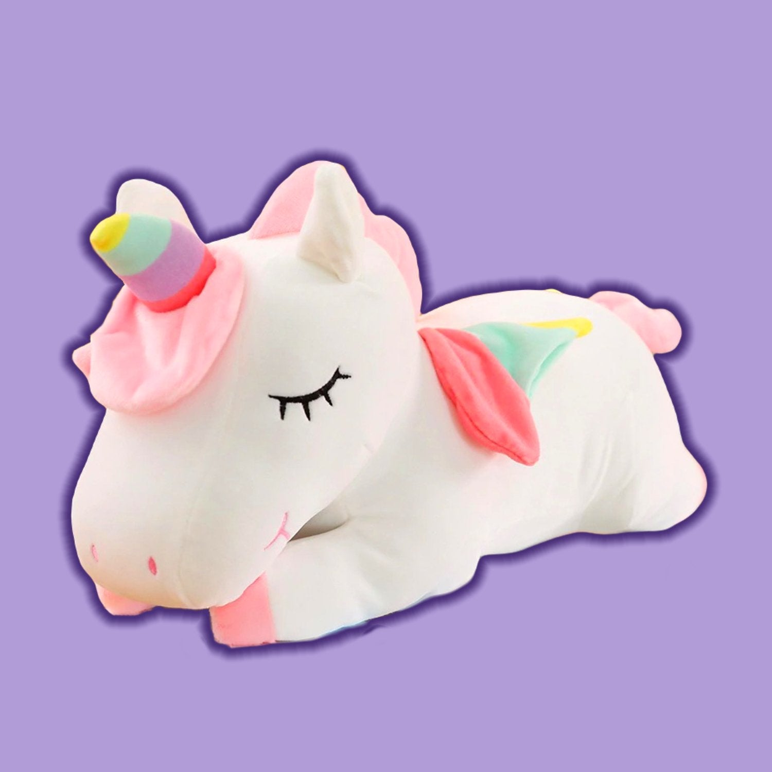 Unicorn stuffed animal deals pillow