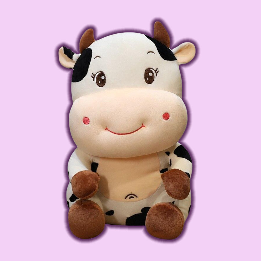 omgkawaiii 🐰 Land Animals Plushies 55 CM Cute Cow Doll Plush Toy