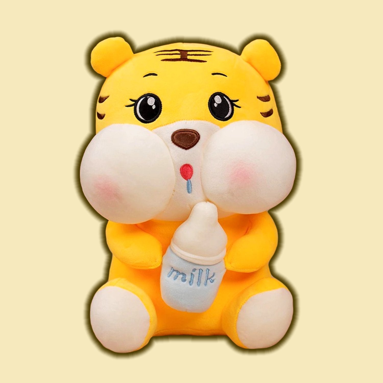 Tiger Hug baby bottle Plush Toy