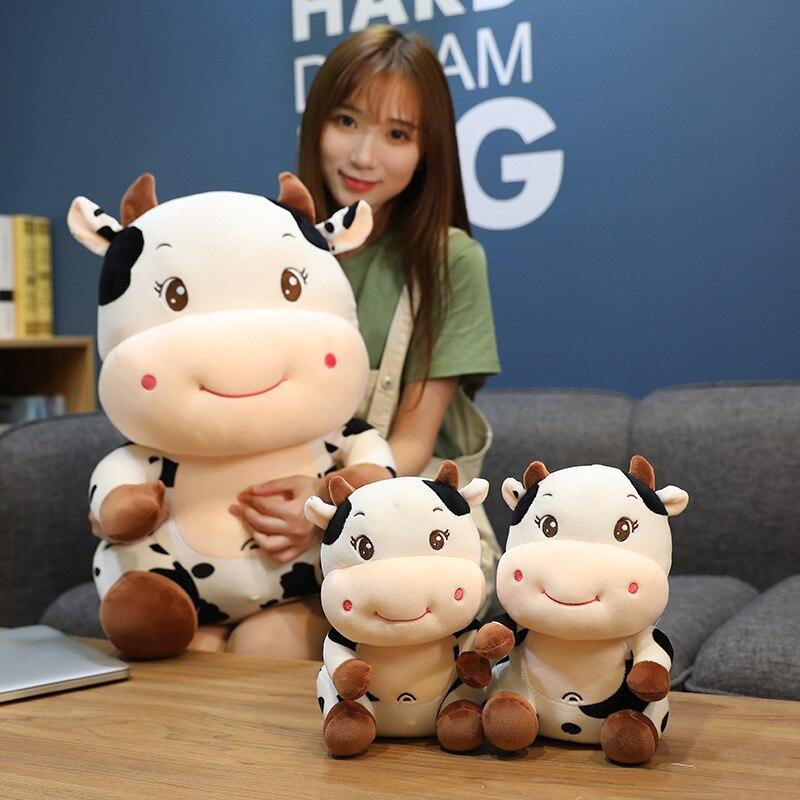 omgkawaiii 🐰 Land Animals Plushies Cute Cow Doll Plush Toy