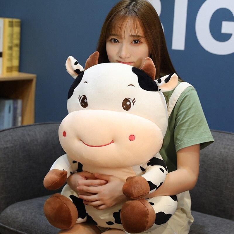 omgkawaiii 🐰 Land Animals Plushies Cute Cow Doll Plush Toy