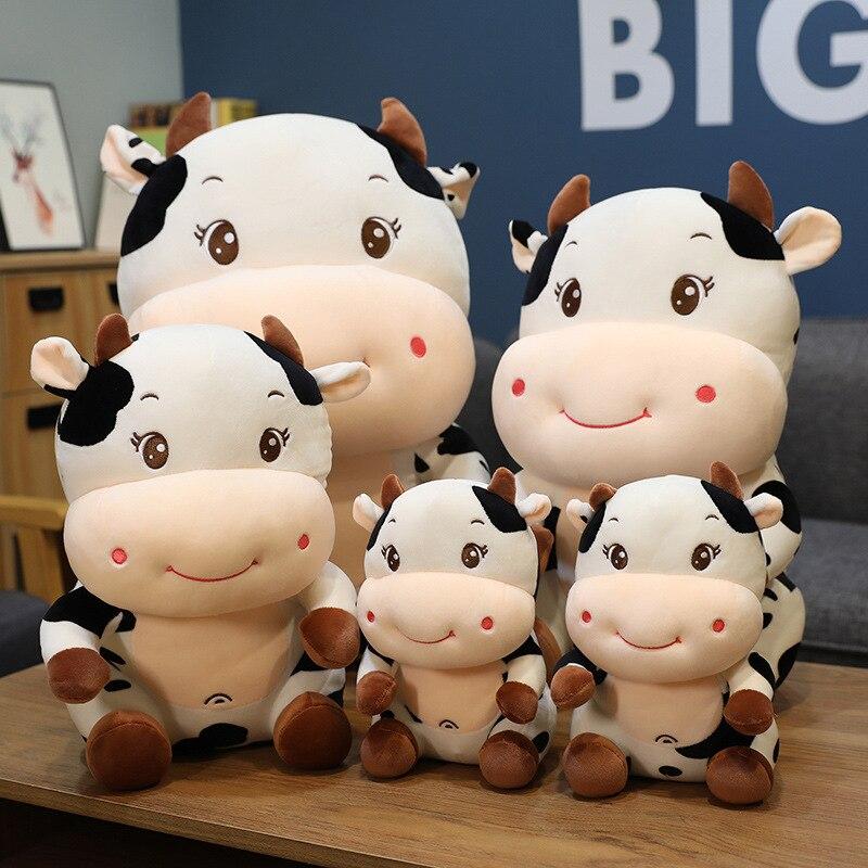 omgkawaiii 🐰 Land Animals Plushies Cute Cow Doll Plush Toy