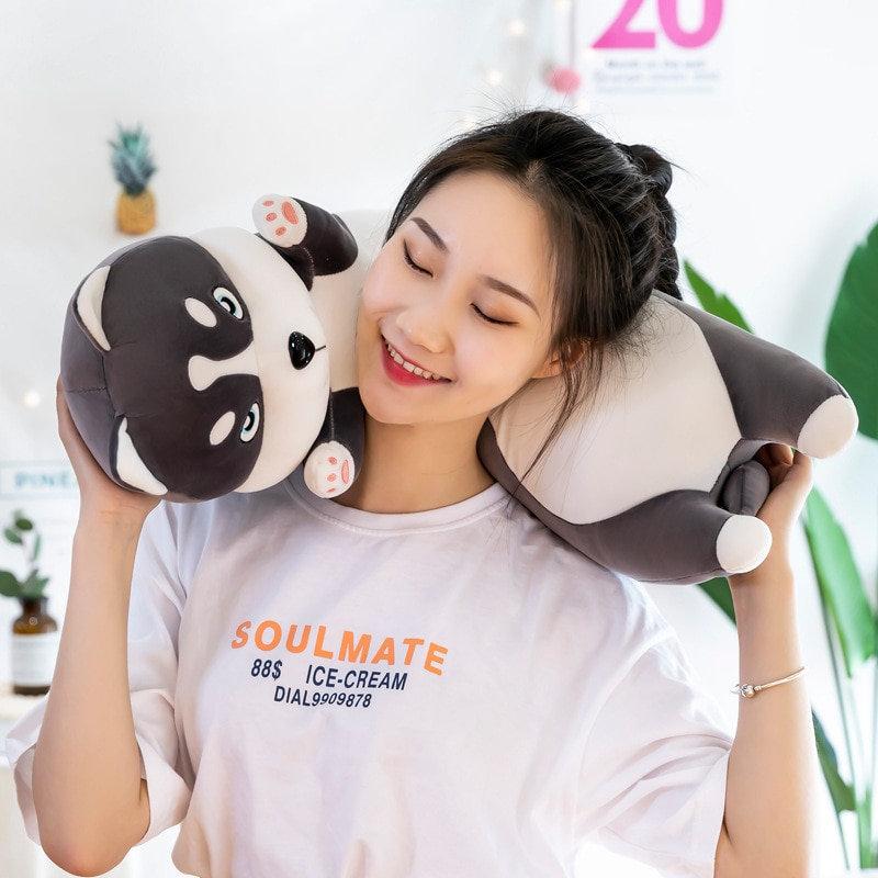 omgkawaiii 🐰 Land Animals Plushies Cute Plush Husky Dog Pillow