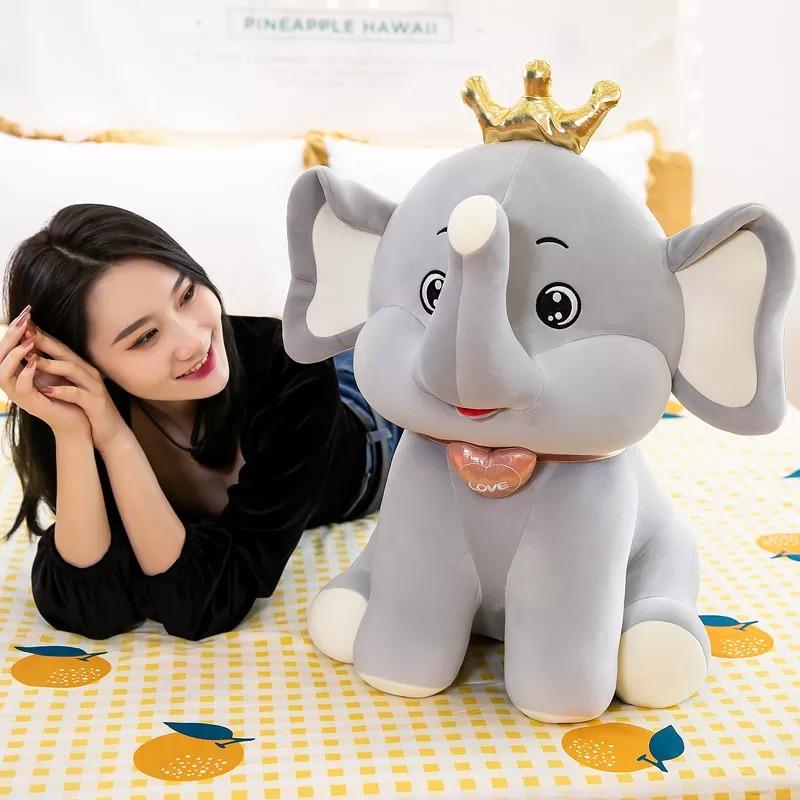 omgkawaiii 🐰 Land Animals Plushies Giant Elephant Stuffed Animals Plush