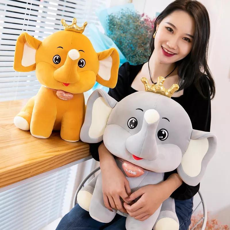 omgkawaiii 🐰 Land Animals Plushies Giant Elephant Stuffed Animals Plush