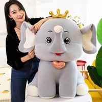 omgkawaiii 🐰 Land Animals Plushies Giant Elephant Stuffed Animals Plush