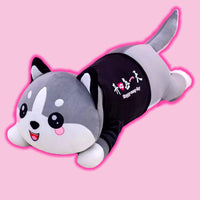 omgkawaiii 🐰 Land Animals Plushies Happy Everyday / 45 CM Cute Stuffed Huge Husky Dog Plush