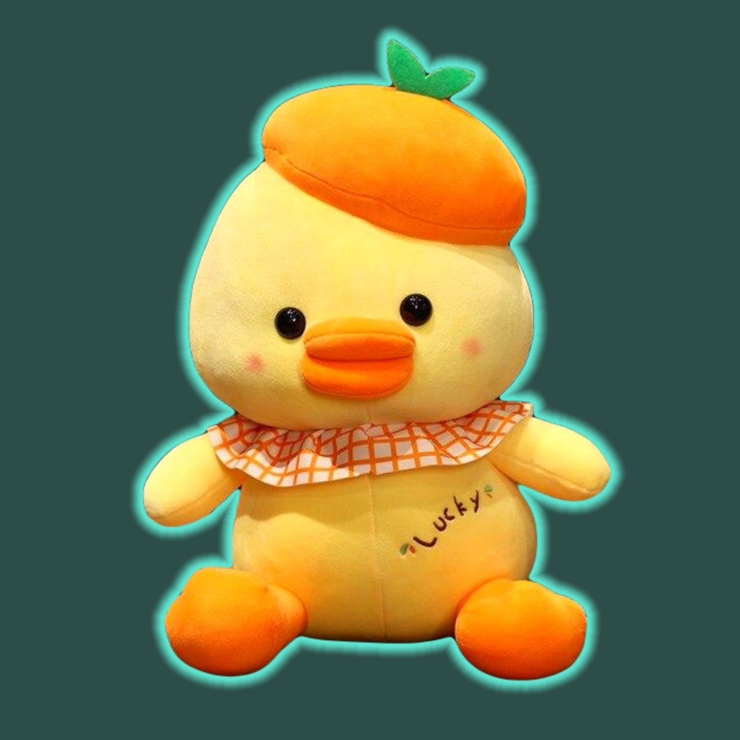 omgkawaiii 🐰 Land Animals Plushies Hat Duck Animal Plush Toy
