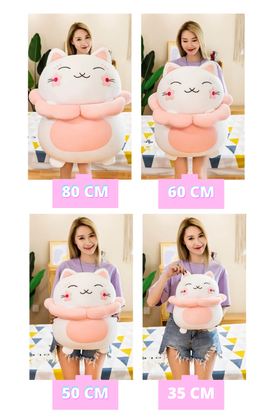 omgkawaiii 🐰 Land Animals Plushies Kawaii Cherry Blossom cat