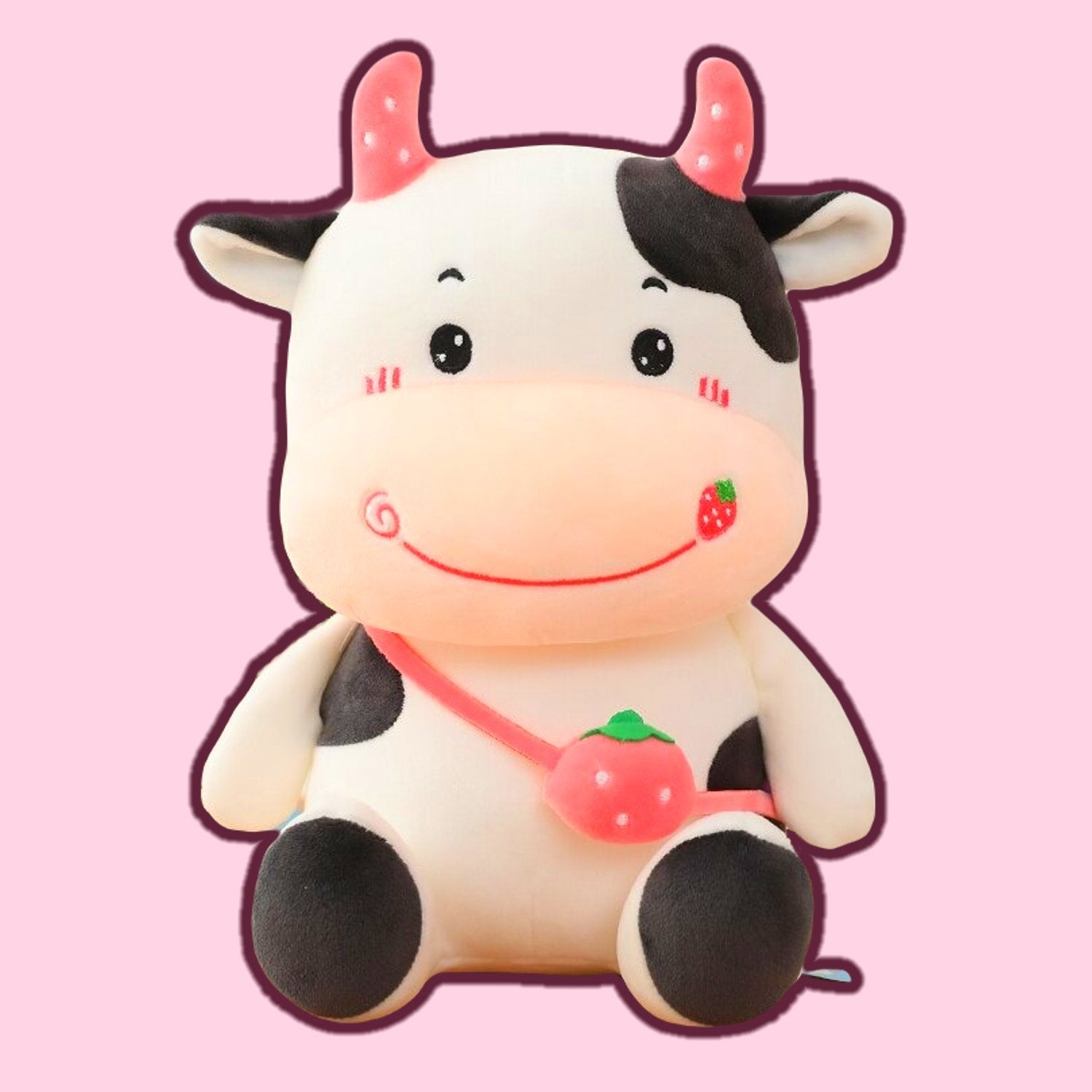 Kawaii Strawberry Cow stuffed animal