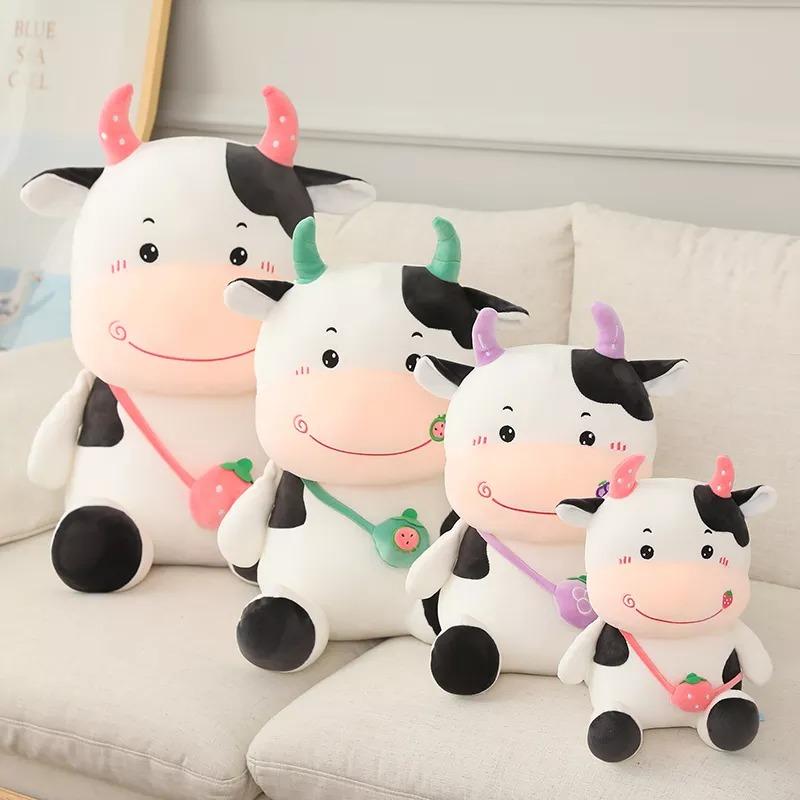 omgkawaiii 🐰 Land Animals Plushies Kawaii Strawberry Cow stuffed animal