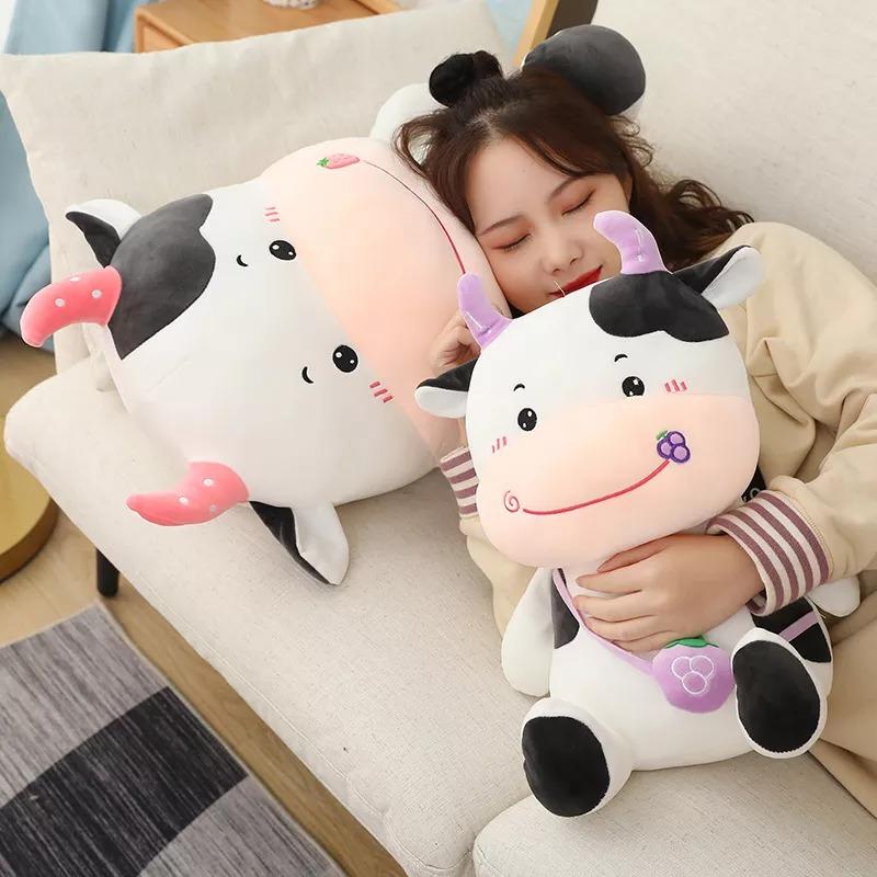 omgkawaiii 🐰 Land Animals Plushies Kawaii Strawberry Cow stuffed animal