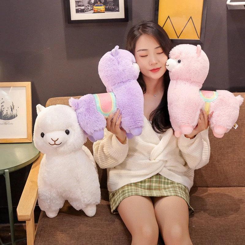 omgkawaiii 🐰 Land Animals Plushies Lamb Purple Alpaca Doll Plush