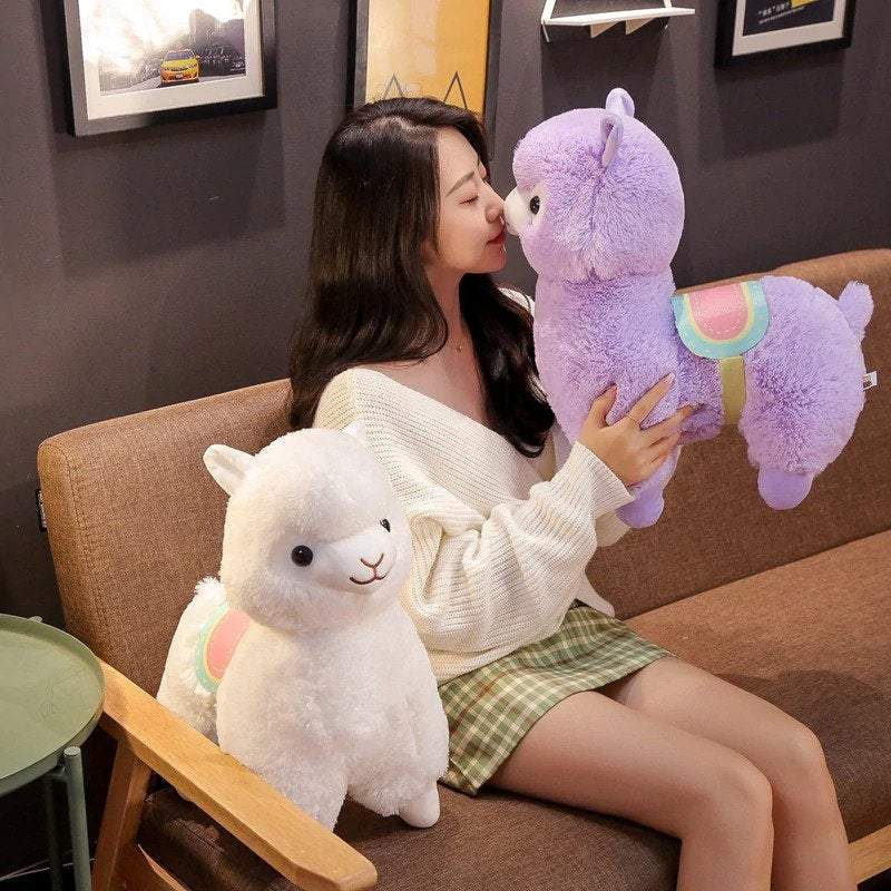 omgkawaiii 🐰 Land Animals Plushies Lamb Purple Alpaca Doll Plush