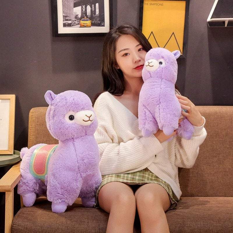 omgkawaiii 🐰 Land Animals Plushies Lamb Purple Alpaca Doll Plush