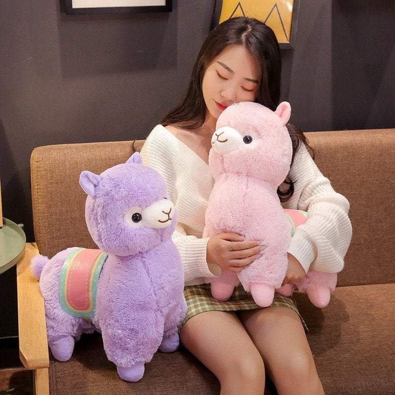 omgkawaiii 🐰 Land Animals Plushies Lamb Purple Alpaca Doll Plush