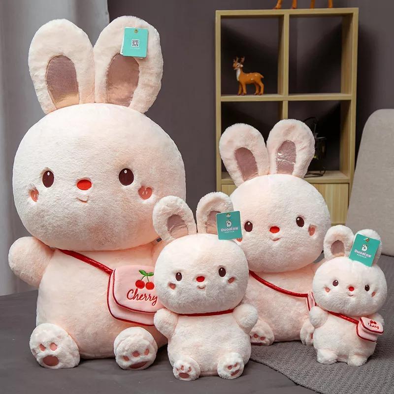 omgkawaiii 🐰 Land Animals Plushies Lovely Rabbit with Cherry Plush