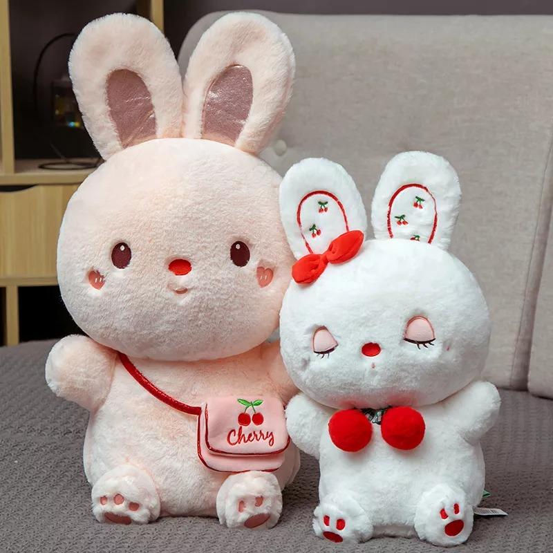 omgkawaiii 🐰 Land Animals Plushies Lovely Rabbit with Cherry Plush