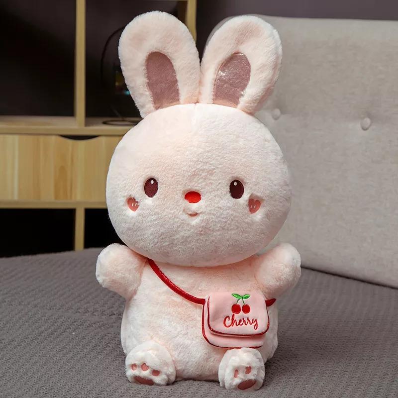 omgkawaiii 🐰 Land Animals Plushies Lovely Rabbit with Cherry Plush