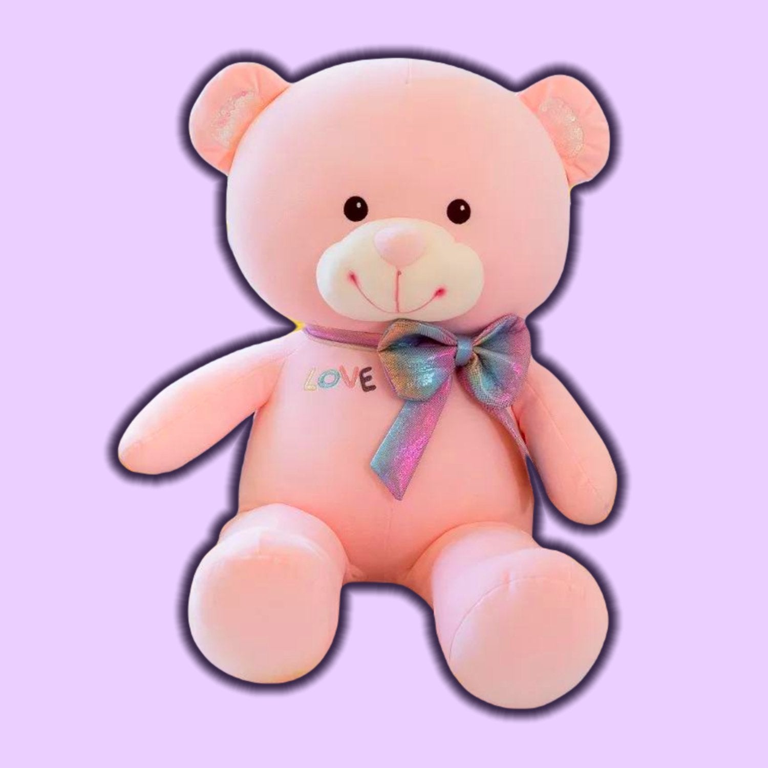 omgkawaiii 🐰 Land Animals Plushies Pink / 65 CM Cute Bow Teddy Bear Plush Toy