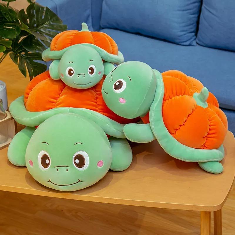 omgkawaiii 🐰 Land Animals Plushies Pumpkin Shell turtle plush toy