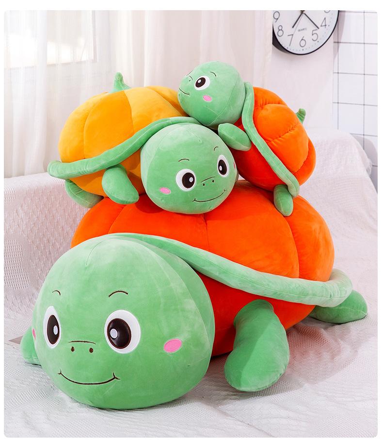 omgkawaiii 🐰 Land Animals Plushies Pumpkin Shell turtle plush toy