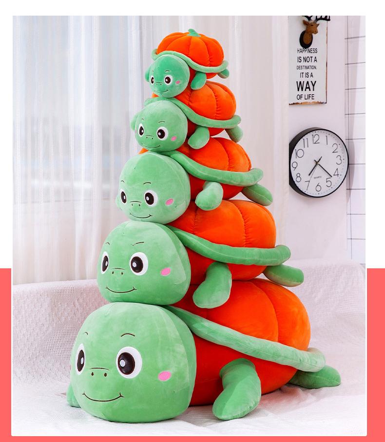 omgkawaiii 🐰 Land Animals Plushies Pumpkin Shell turtle plush toy