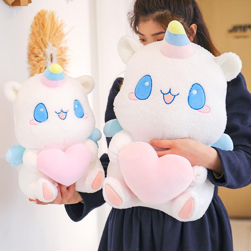 omgkawaiii 🐰 Land Animals Plushies Unicorn Stuffed Animal with Pink Heart