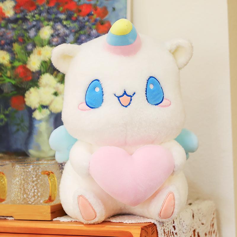 omgkawaiii 🐰 Land Animals Plushies Unicorn Stuffed Animal with Pink Heart