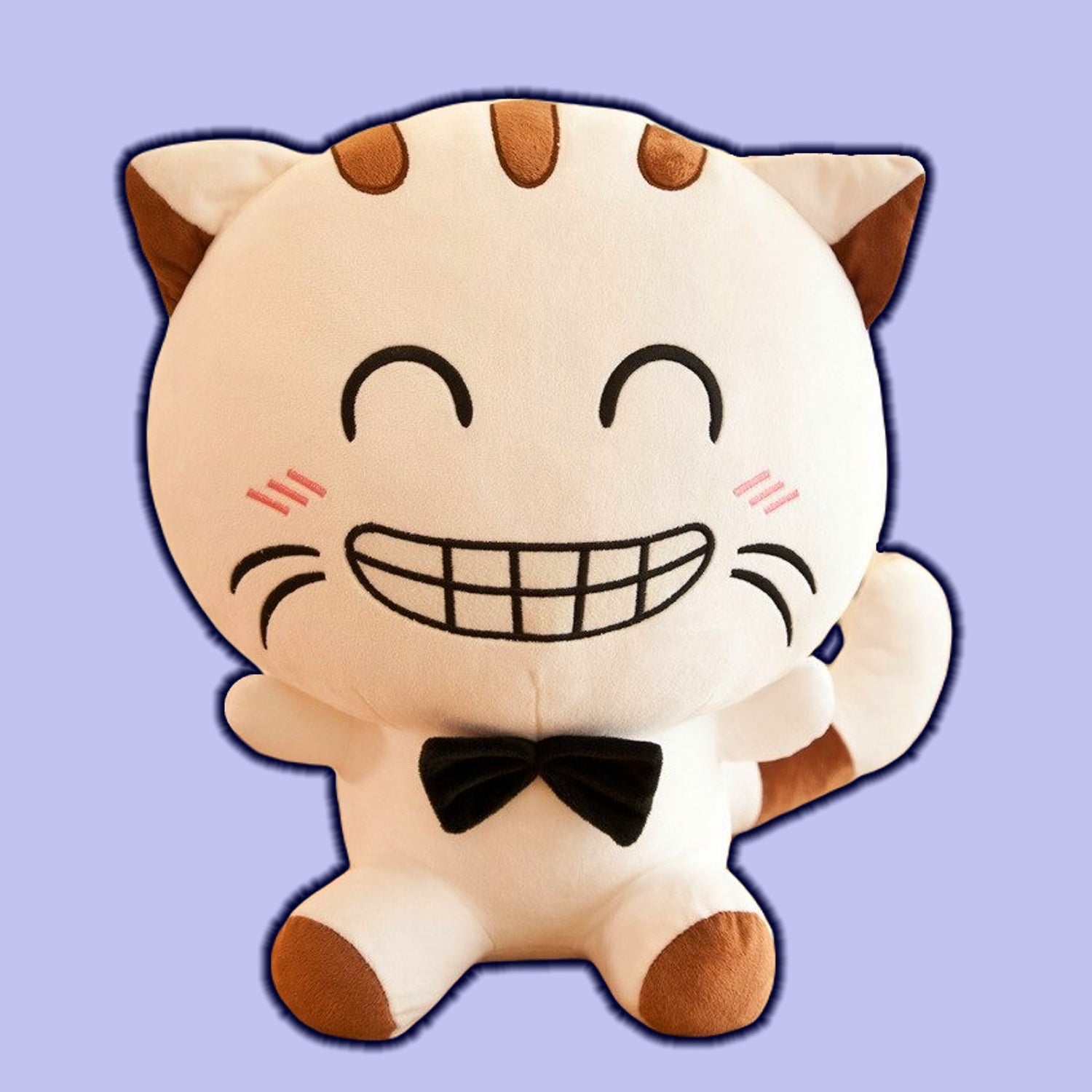 omgkawaiii 🐰 Land Animals Plushies white laugh / 22 CM Kawaii Stuffed Cat Plush