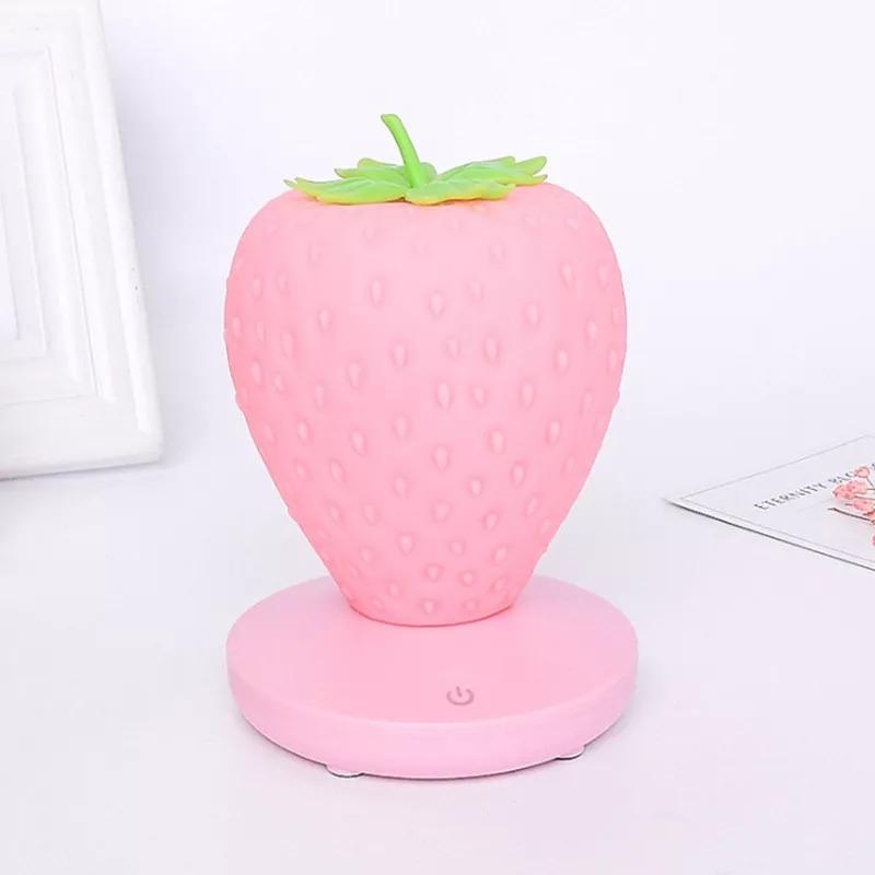 omgkawaiii Led Touch Strawberry Night Lamp